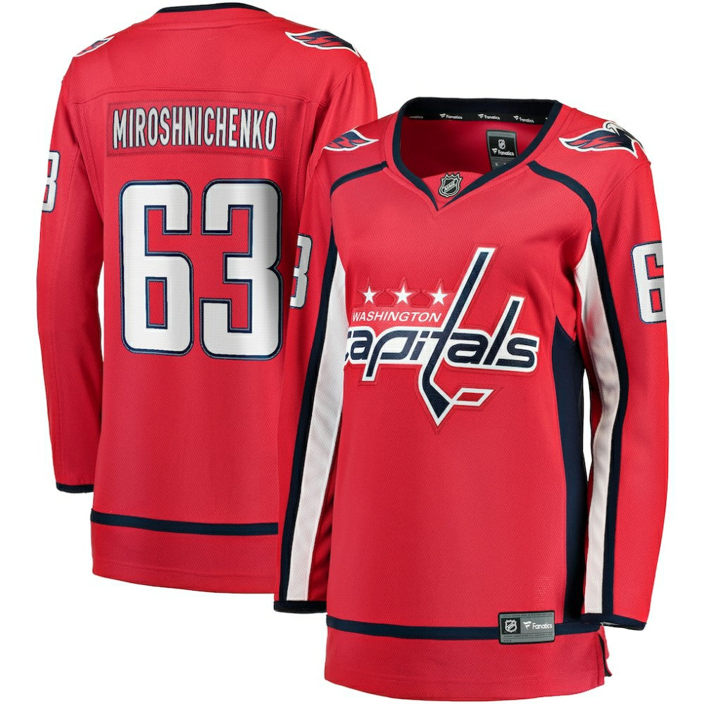 Ivan Miroshnichenko Washington Capitals Fanatics Women's Breakaway Jersey - Red Jerseys