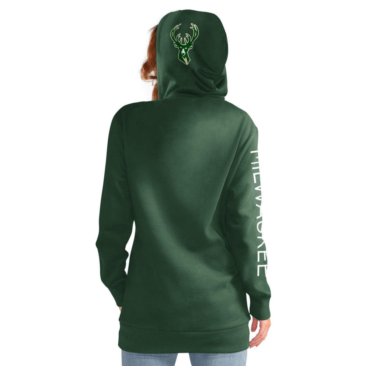 Milwaukee Bucks G-III 4Her by Carl Banks Women's Base Coach Pullover Hoodie - Green online