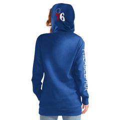 Philadelphia 76ers G-III 4Her by Carl Banks Women's Base Coach Pullover Hoodie - Royal sale