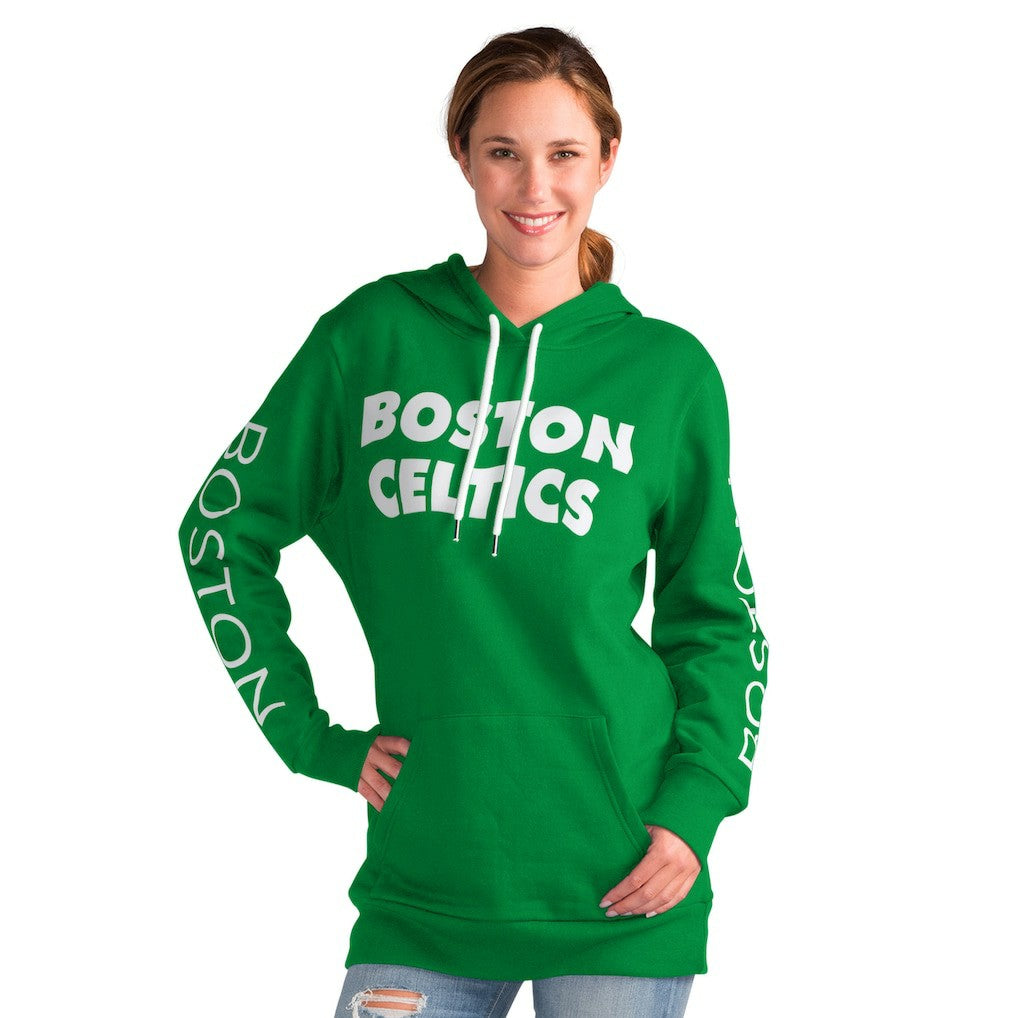 Boston Celtics G-III 4Her by Carl Banks Women's Base Coach Pullover Hoodie - Kelly Green outlet