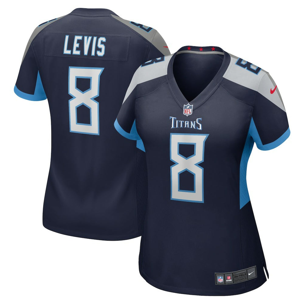 Will Levis Tennessee Titans Women's Alternate Game Jersey - Navy discount