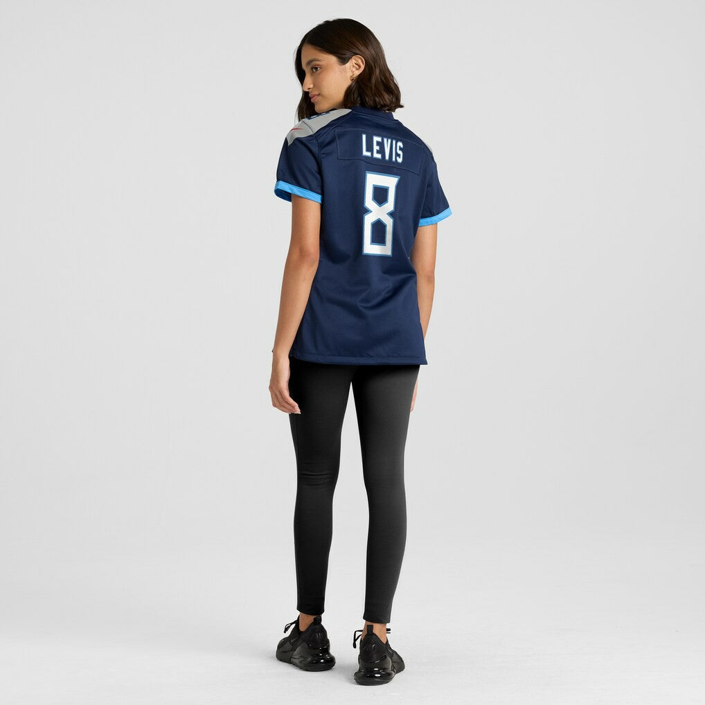 Will Levis Tennessee Titans Women's Alternate Game Jersey - Navy discount