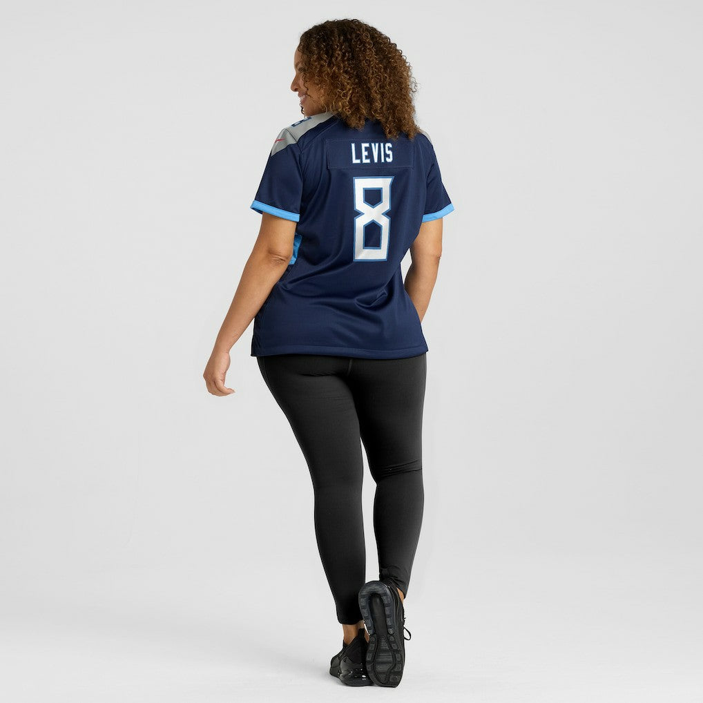 Will Levis Tennessee Titans Women's Alternate Game Jersey - Navy discount