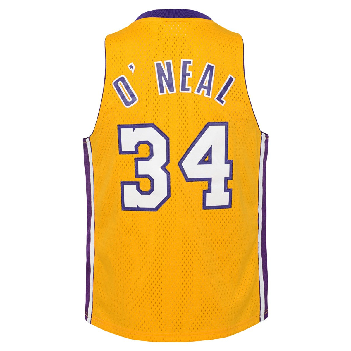 Shaquille O'Neal Los Angeles Lakers Youth 1999/00 Hardwood Classics Swingman Jersey - Gold for sale