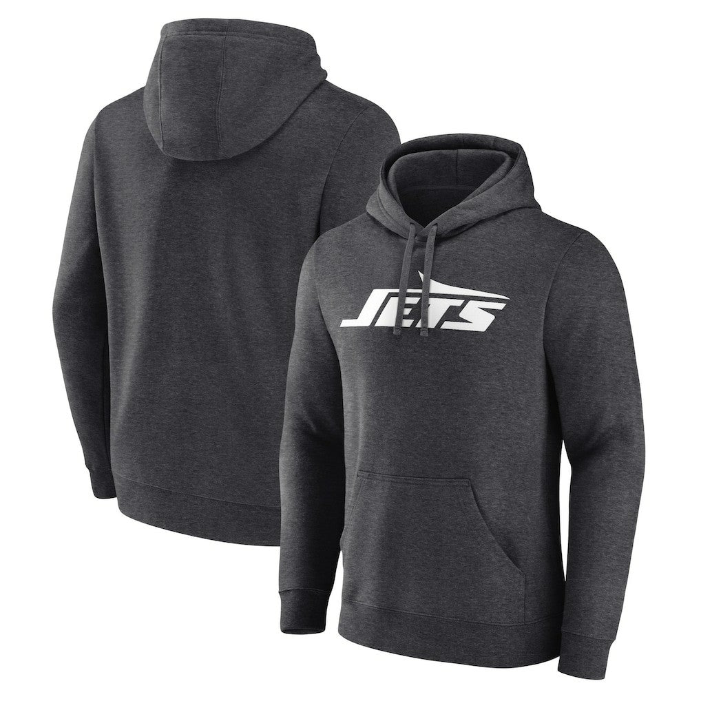 New York Jets Primary Logo Pullover Hoodie - Charcoal online