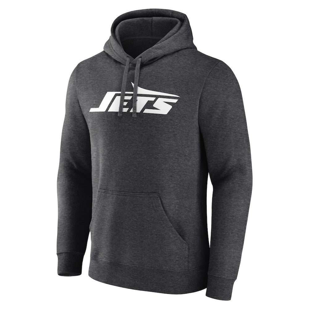 New York Jets Primary Logo Pullover Hoodie - Charcoal online