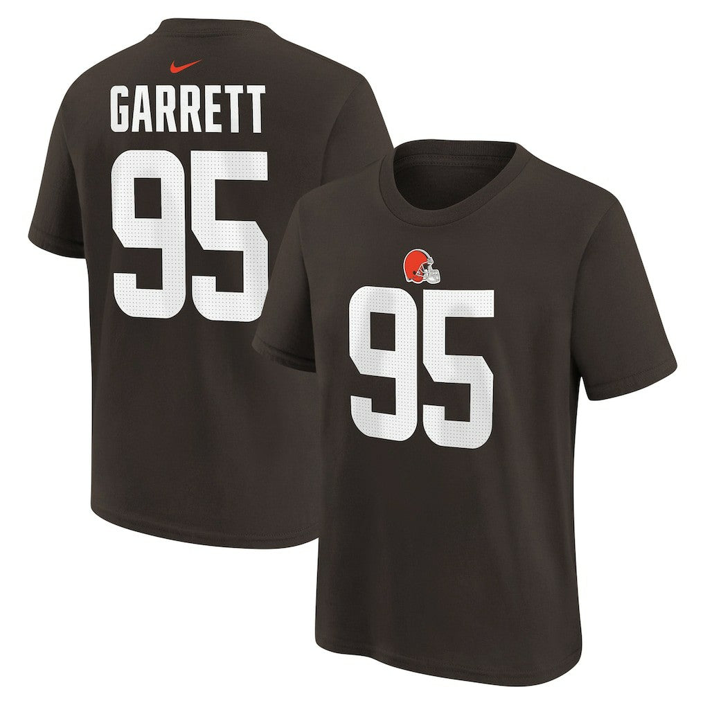 Myles Garrett Cleveland Browns Youth Player Name & Number T-Shirt - Brown sale