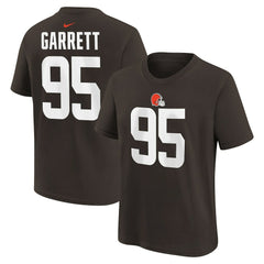Myles Garrett Cleveland Browns Youth Player Name & Number T-Shirt - Brown sale