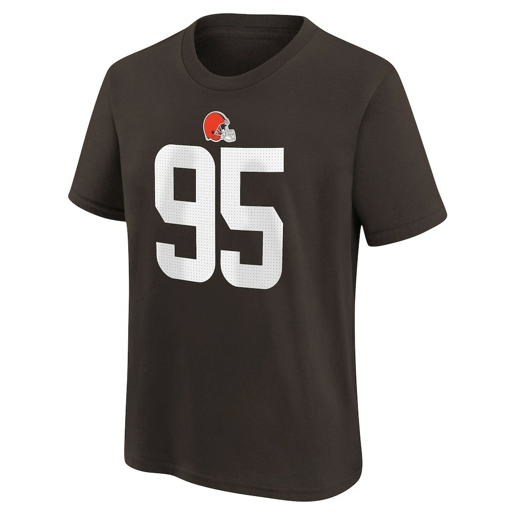Myles Garrett Cleveland Browns Youth Player Name & Number T-Shirt - Brown sale