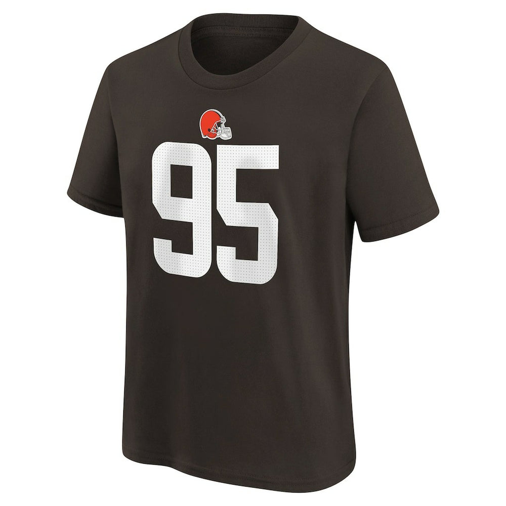Myles Garrett Cleveland Browns Youth Player Name & Number T-Shirt - Brown sale