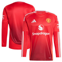 Manchester United 2024/25 Home Long Sleeve Replica Jersey - Red sale