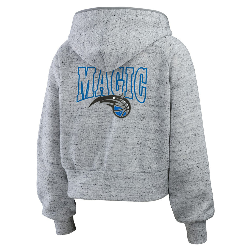 Orlando Magic WEAR by Erin Andrews Women's Speckled Radiator Full-Zip Hoodie - Heather Gray on sale