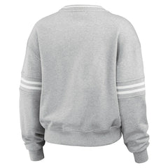 Philadelphia 76ers WEAR by Erin Andrews Women's French Terry Pullover Sweatshirt - Heather Gray on sale