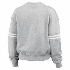 Los Angeles Lakers WEAR by Erin Andrews Women's French Terry Pullover Sweatshirt - Heather Gray cheap
