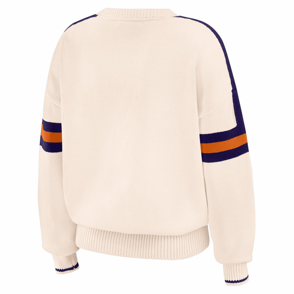 Phoenix Suns WEAR by Erin Andrews Women's Stripe Pullover Sweater - Cream online