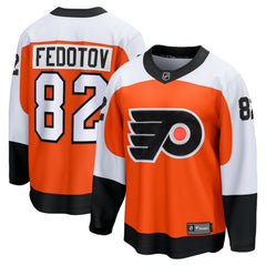 Ivan Fedotov Philadelphia Flyers Fanatics Home Premier Breakaway Player Jersey - Orange Jerseys