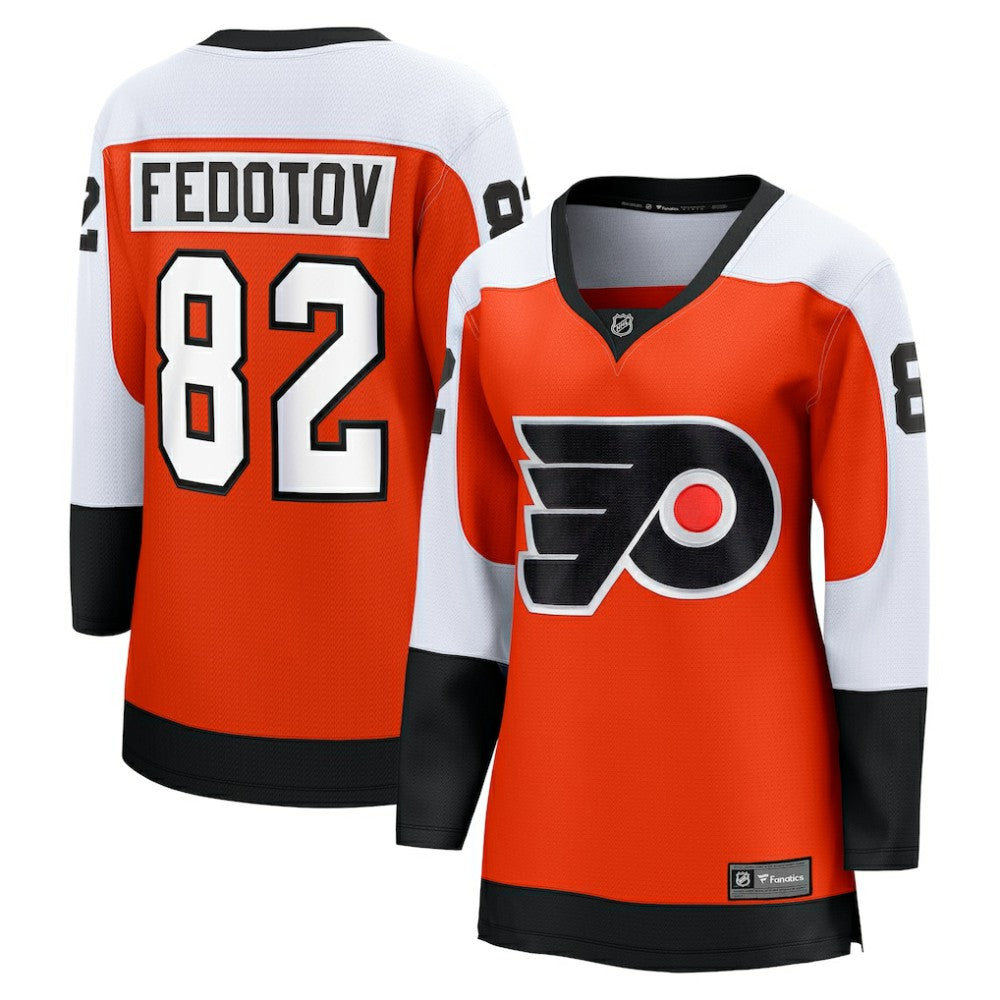 Ivan Fedotov Philadelphia Flyers Fanatics Women's Home Premier Breakaway Player Jersey Breakaway Jersey - Orange Jerseys