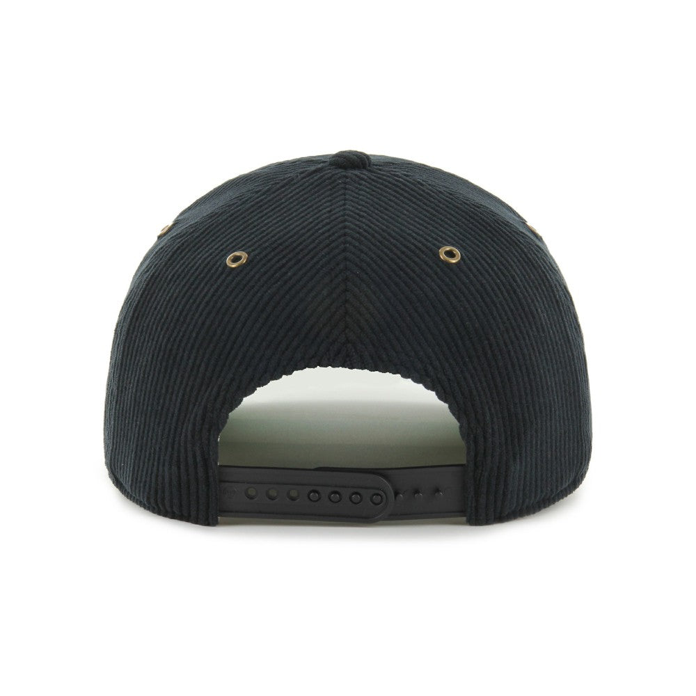 Miami Marlins Laurus Corduroy Hitch Snapback Hat Black