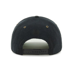 Miami Marlins Laurus Corduroy Hitch Snapback Hat Black
