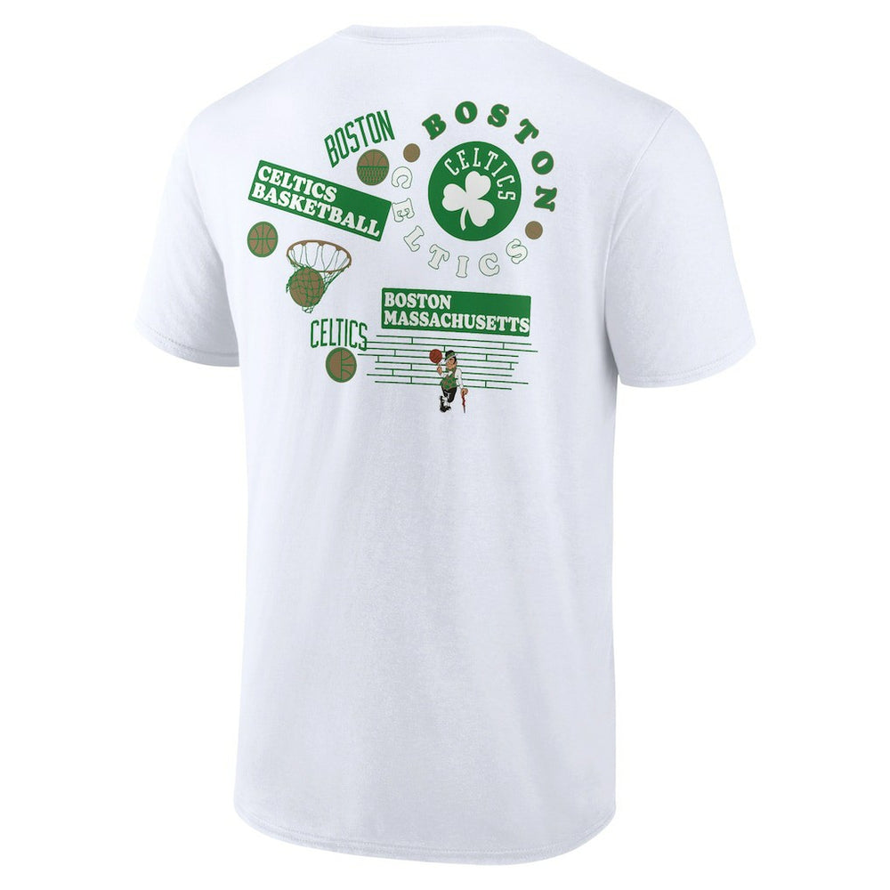 Boston Celtics Street Collective T-Shirt - White sale