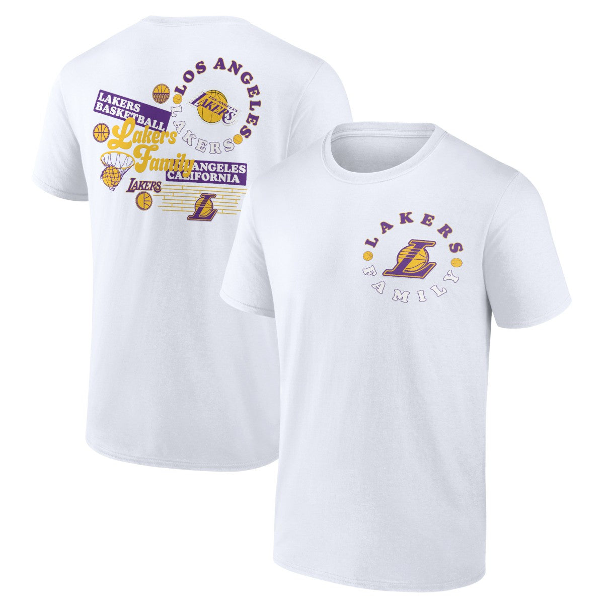 Los Angeles Lakers Street Collective T-Shirt - White online