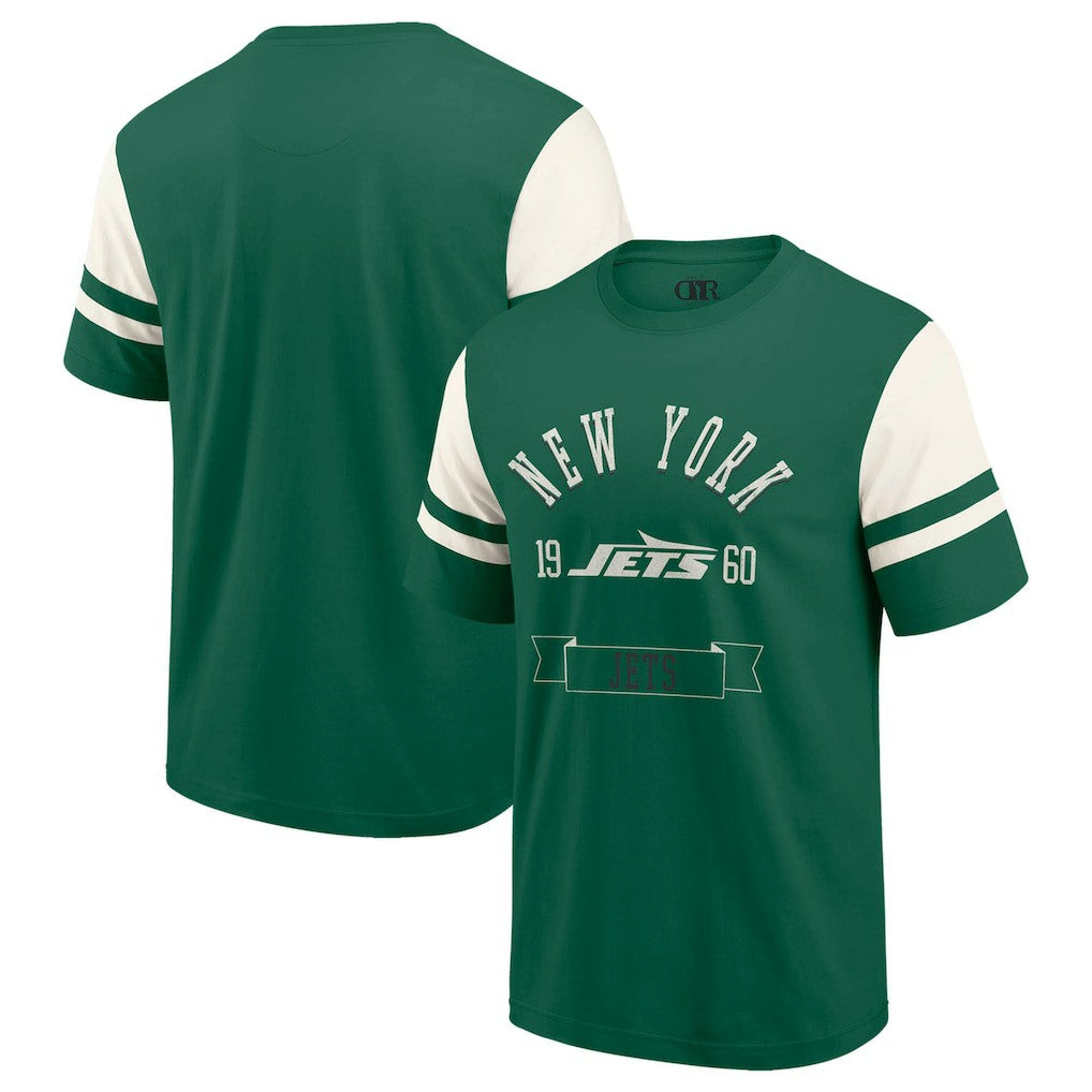 New York Jets Darius Rucker Collection Football T-Shirt - Green on sale