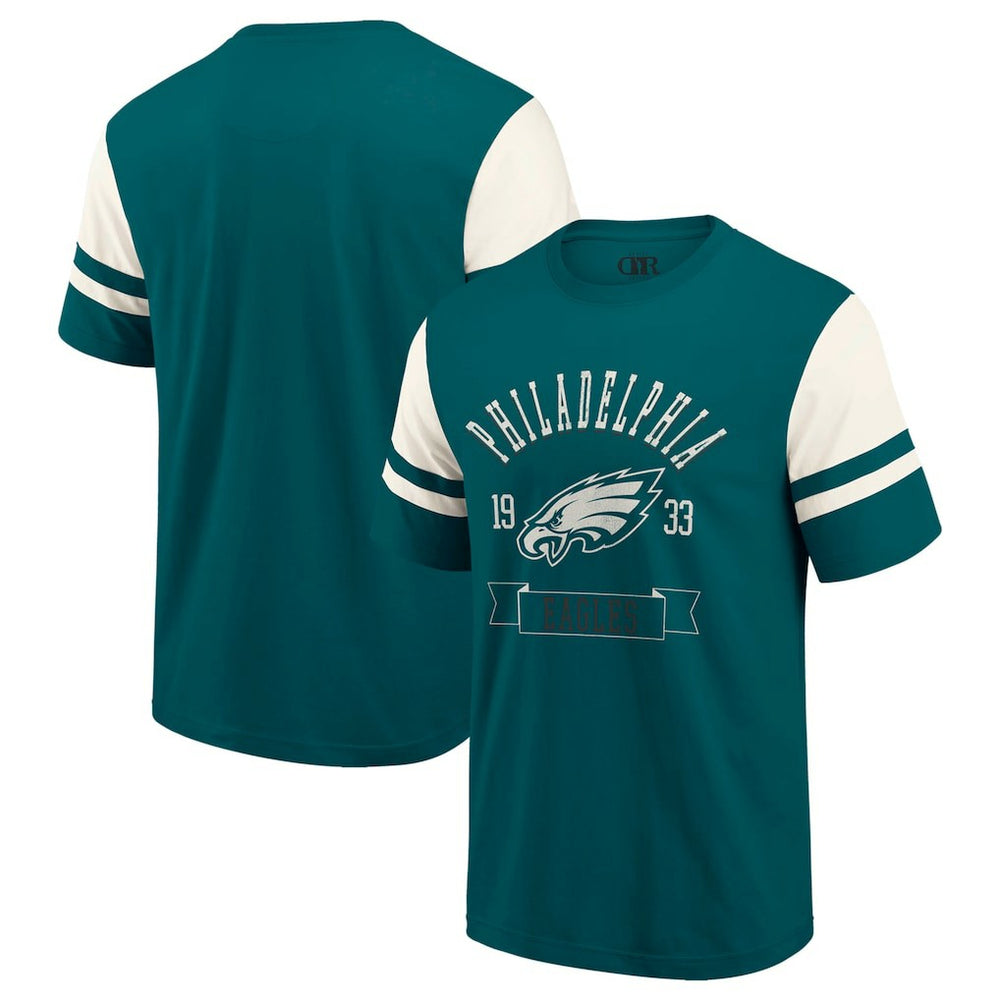 Philadelphia Eagles Darius Rucker Collection Football T-Shirt - Midnight Green outlet