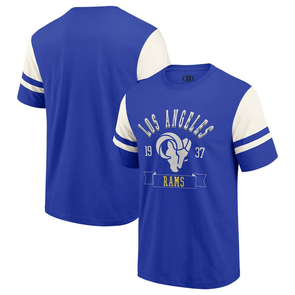 Los Angeles Rams Darius Rucker Collection Football T-Shirt - Royal outlet