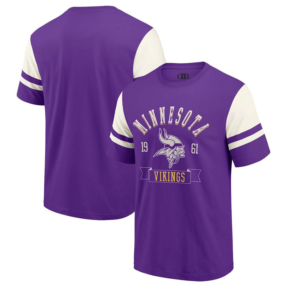 Minnesota Vikings Darius Rucker Collection Football T-Shirt - Purple cheap