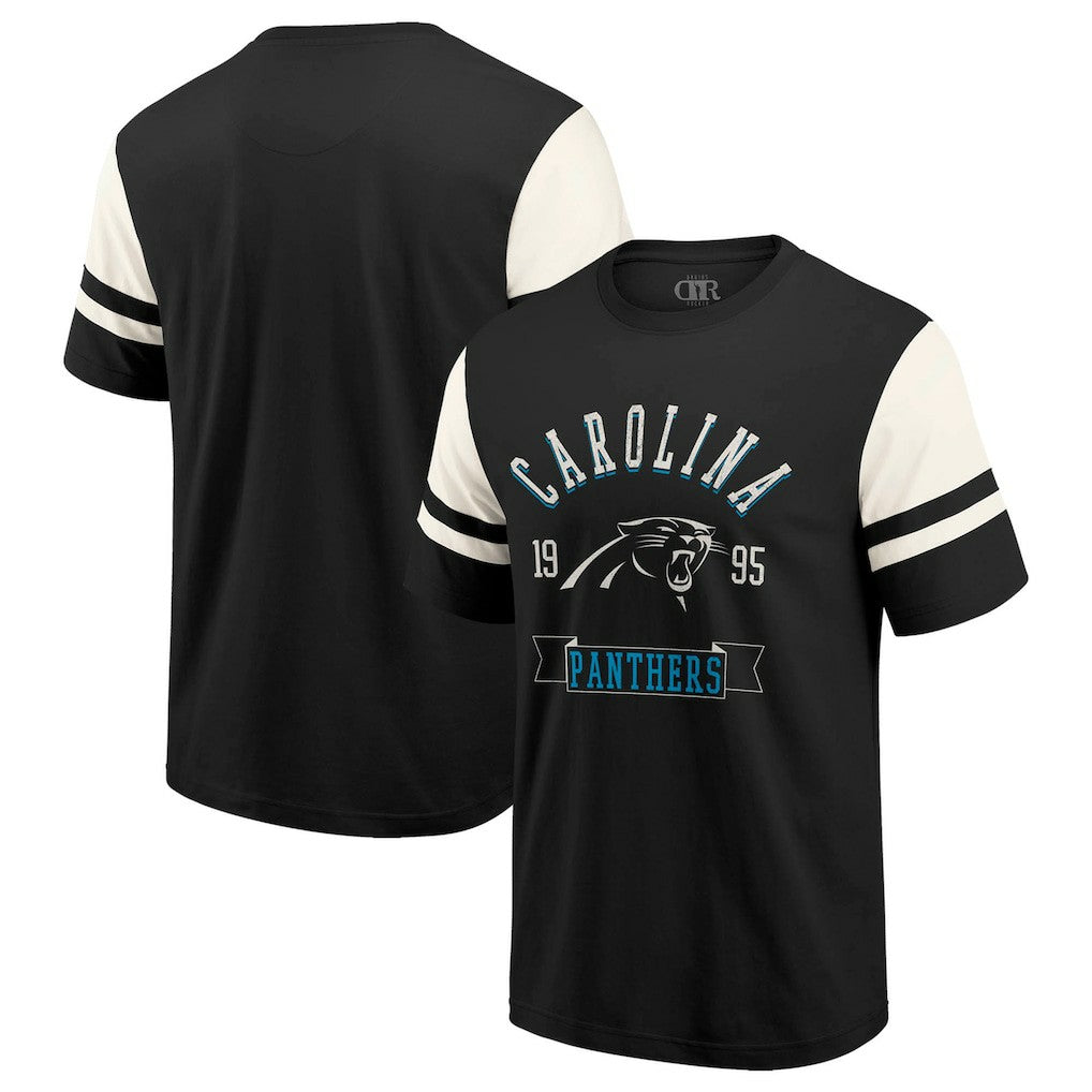 Carolina Panthers Darius Rucker Collection Football T-Shirt - Black online