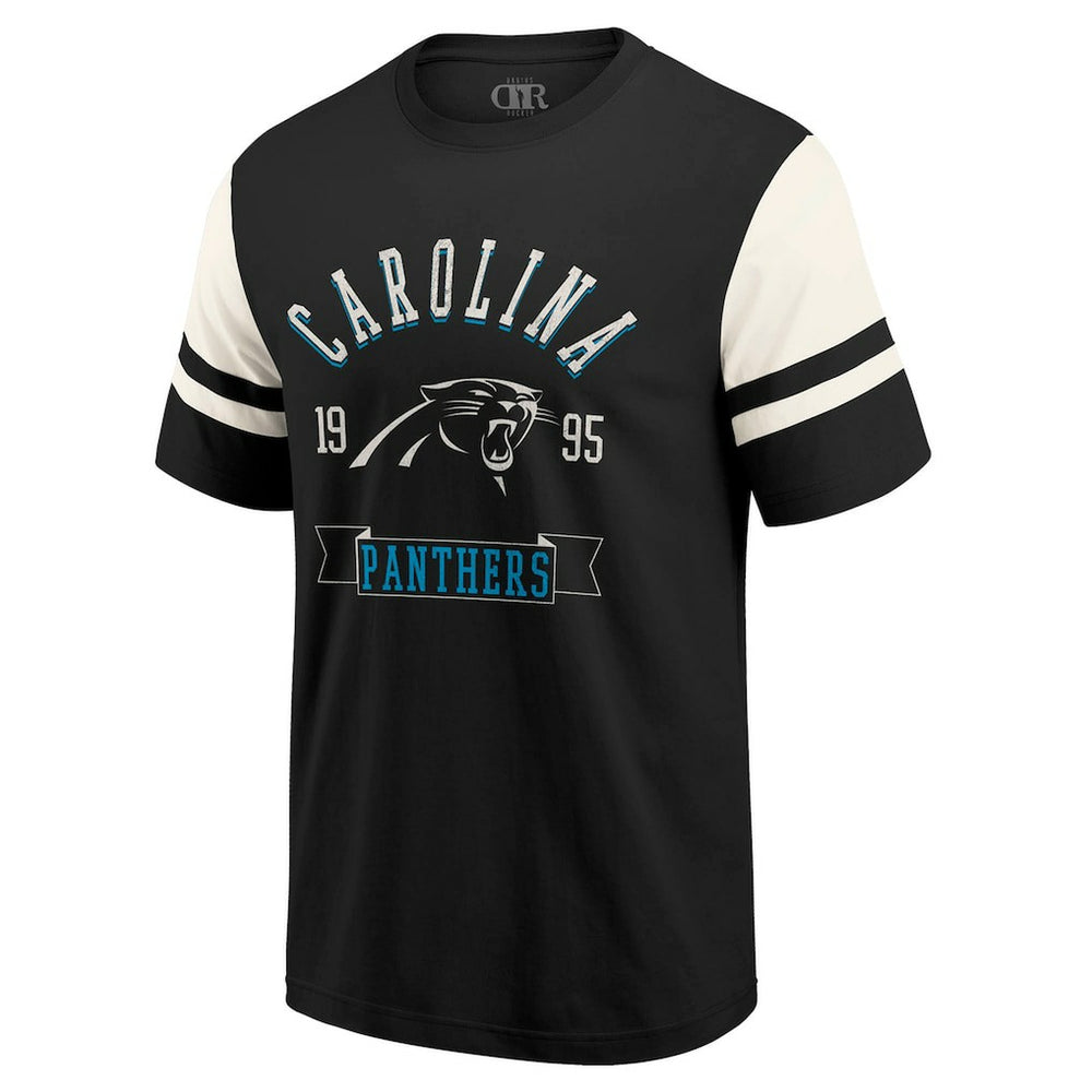 Carolina Panthers Darius Rucker Collection Football T-Shirt - Black online