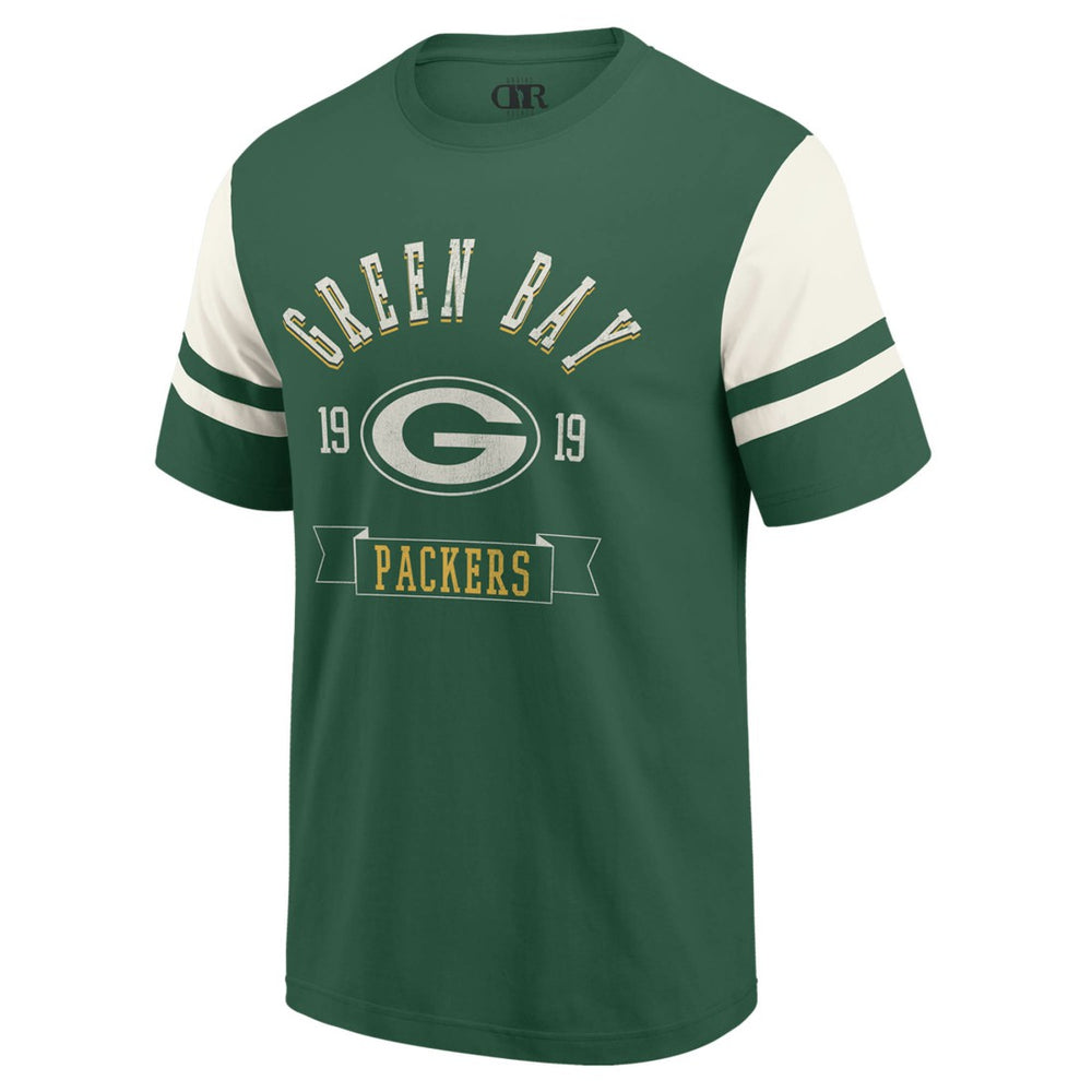 Green Bay Packers Darius Rucker Collection Football T-Shirt - Green on sale