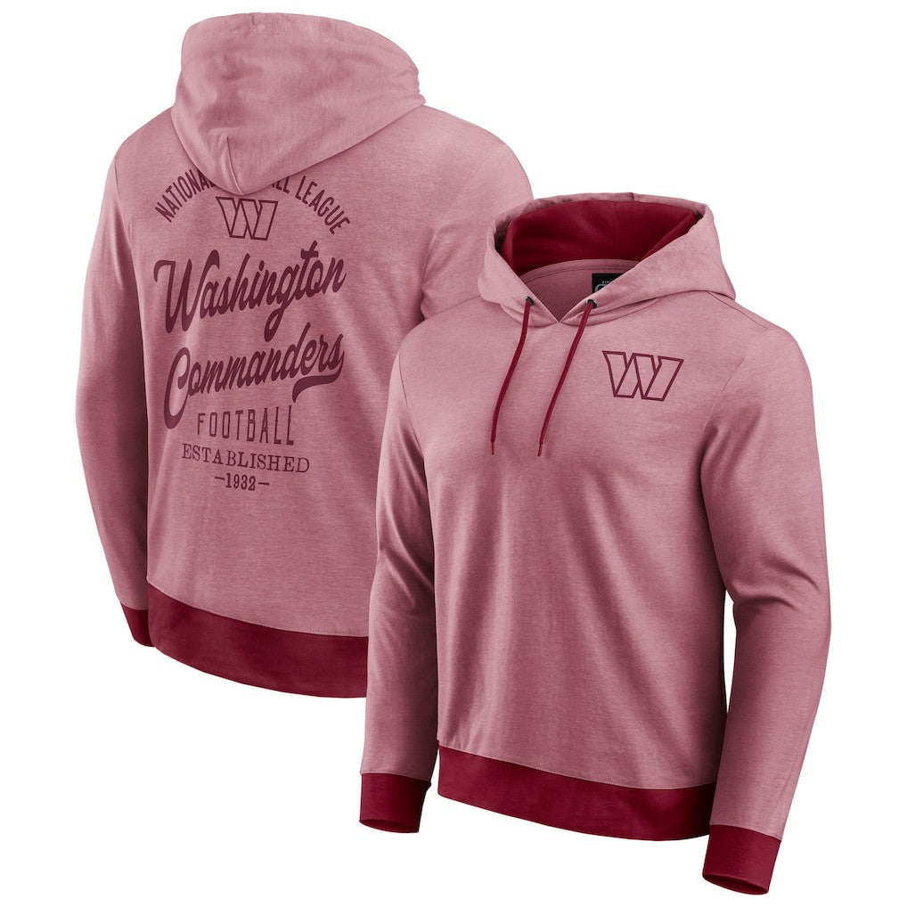 Washington Commanders Darius Rucker Collection Tonal Knit Pullover Hoodie - Burgundy on sale