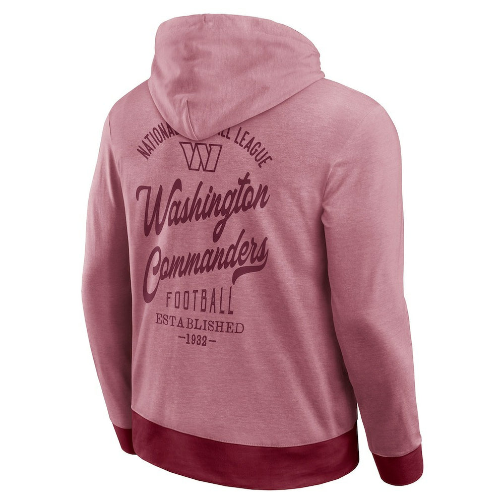 Washington Commanders Darius Rucker Collection Tonal Knit Pullover Hoodie - Burgundy on sale