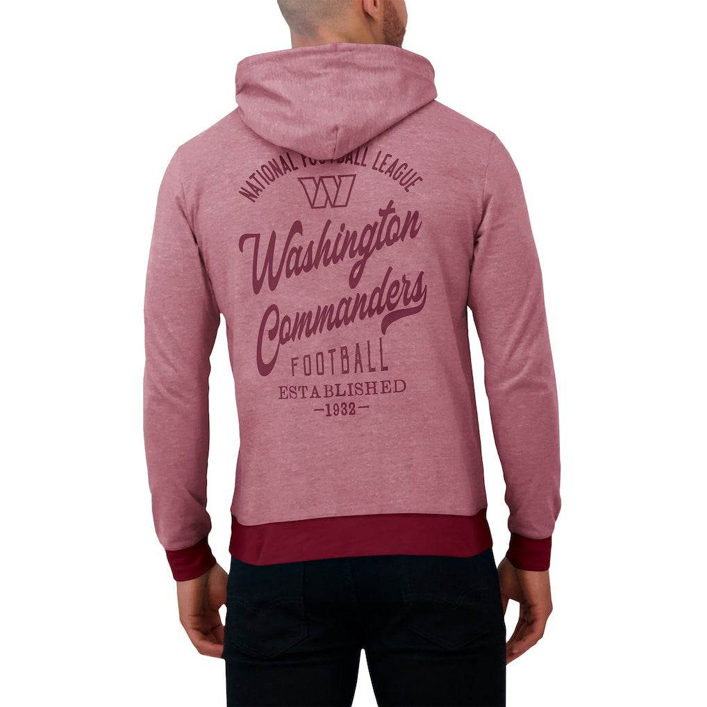 Washington Commanders Darius Rucker Collection Tonal Knit Pullover Hoodie - Burgundy on sale