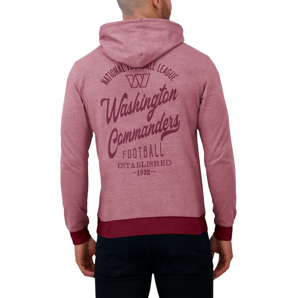 Washington Commanders Darius Rucker Collection Tonal Knit Pullover Hoodie - Burgundy on sale