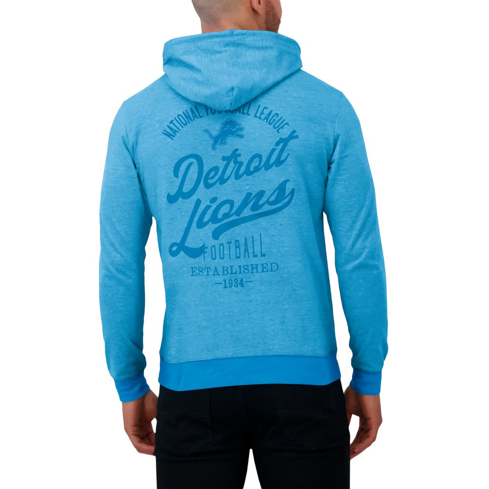 Detroit Lions Darius Rucker Collection Tonal Knit Pullover Hoodie - Blue online