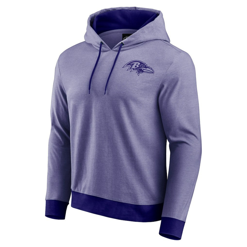 Baltimore Ravens Darius Rucker Collection Tonal Knit Pullover Hoodie - Purple sale