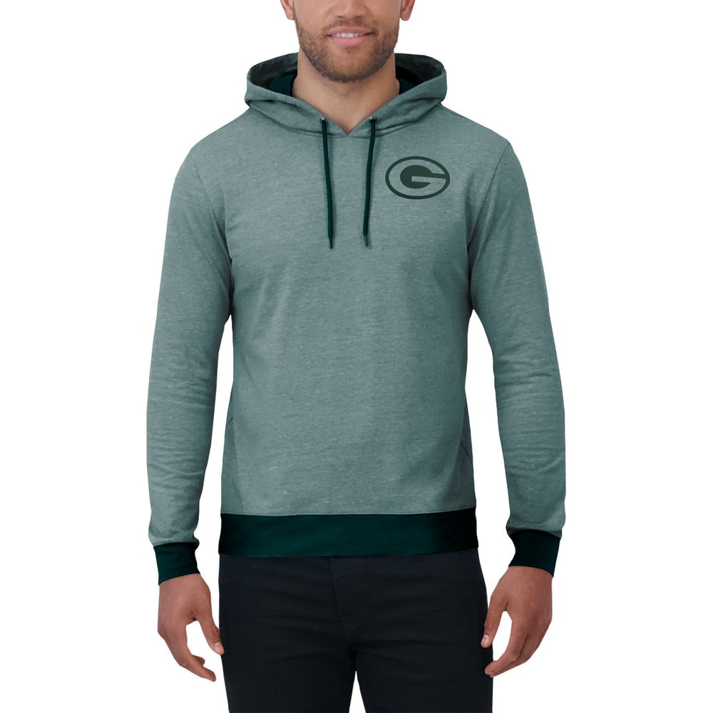 Green Bay Packers Darius Rucker Collection Tonal Knit Pullover Hoodie - Green for sale
