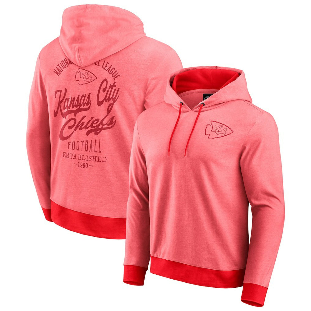 Kansas City Chiefs Darius Rucker Collection Tonal Knit Pullover Hoodie - Red cheap