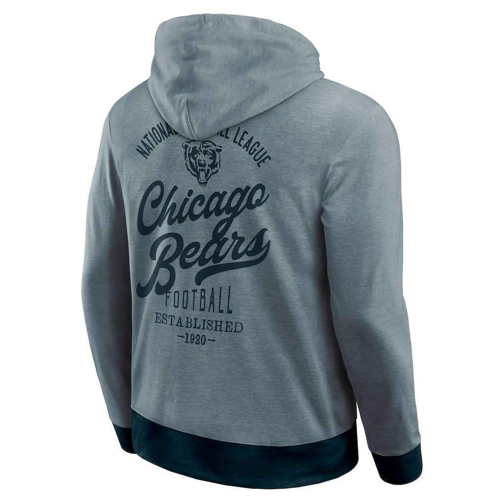 Chicago Bears Darius Rucker Collection Tonal Knit Pullover Hoodie - Navy sale