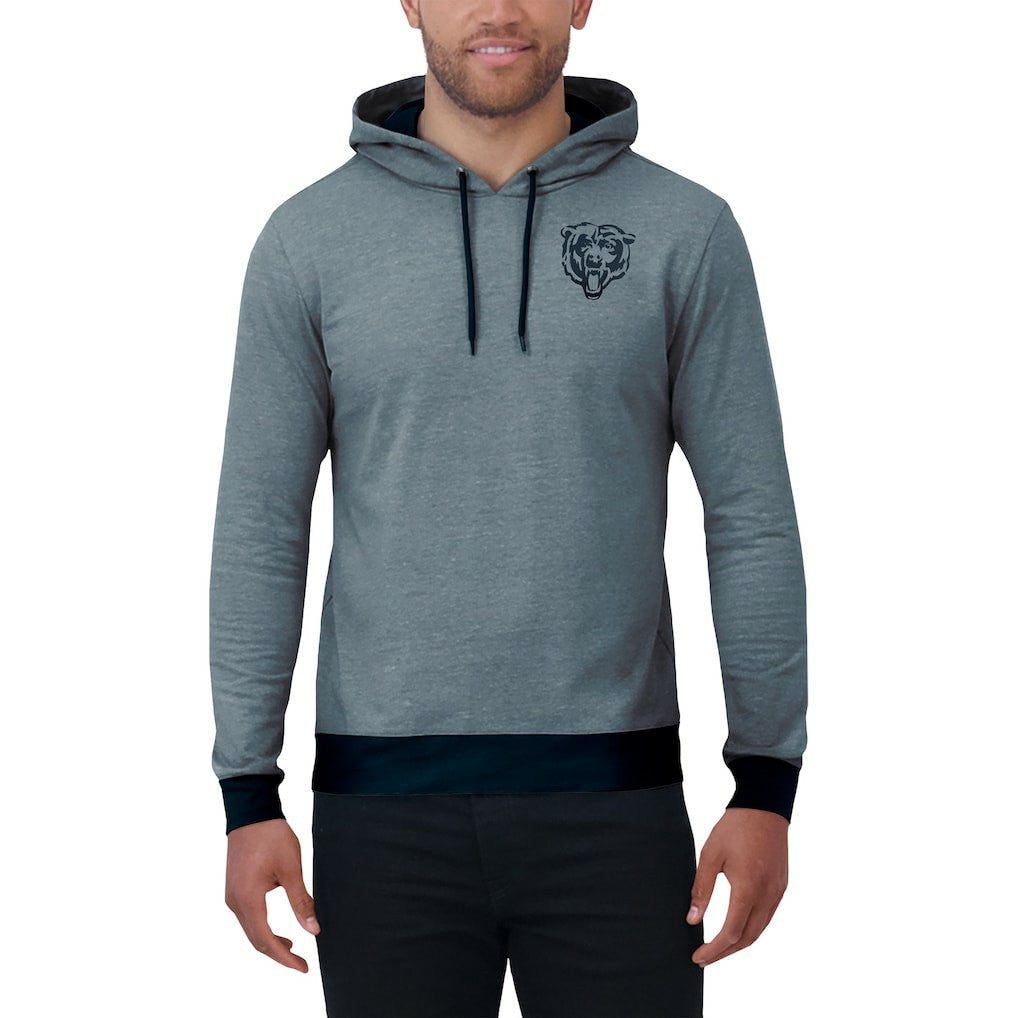 Chicago Bears Darius Rucker Collection Tonal Knit Pullover Hoodie - Navy sale