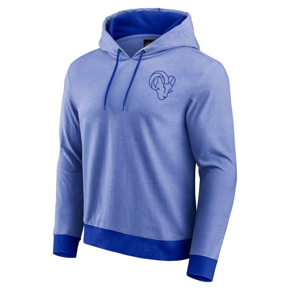 Los Angeles Rams Darius Rucker Collection Tonal Knit Pullover Hoodie - Royal for sale