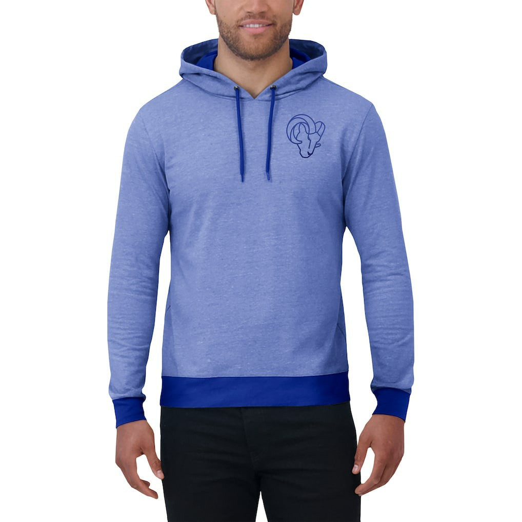 Los Angeles Rams Darius Rucker Collection Tonal Knit Pullover Hoodie - Royal for sale