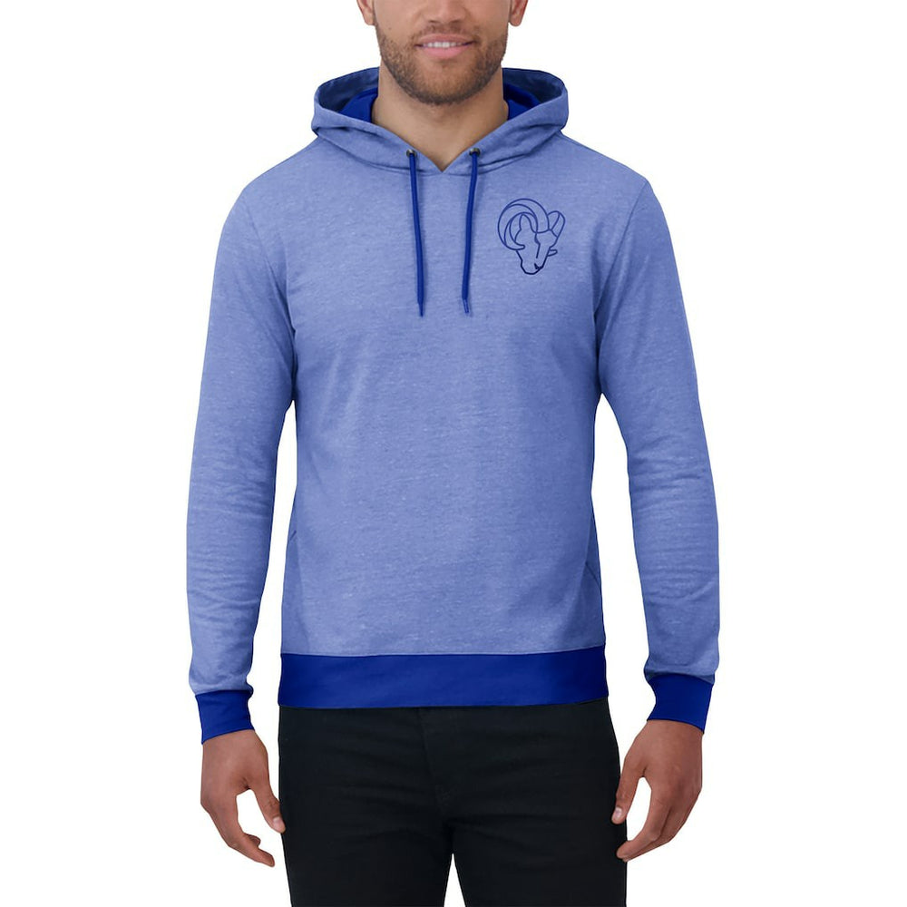 Los Angeles Rams Darius Rucker Collection Tonal Knit Pullover Hoodie - Royal for sale
