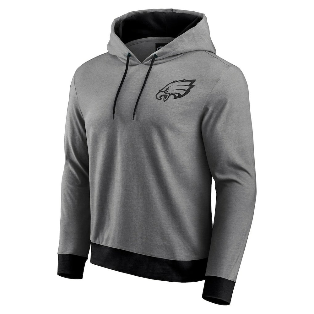 Philadelphia Eagles Darius Rucker Collection Tonal Knit Pullover Hoodie - Gray on sale