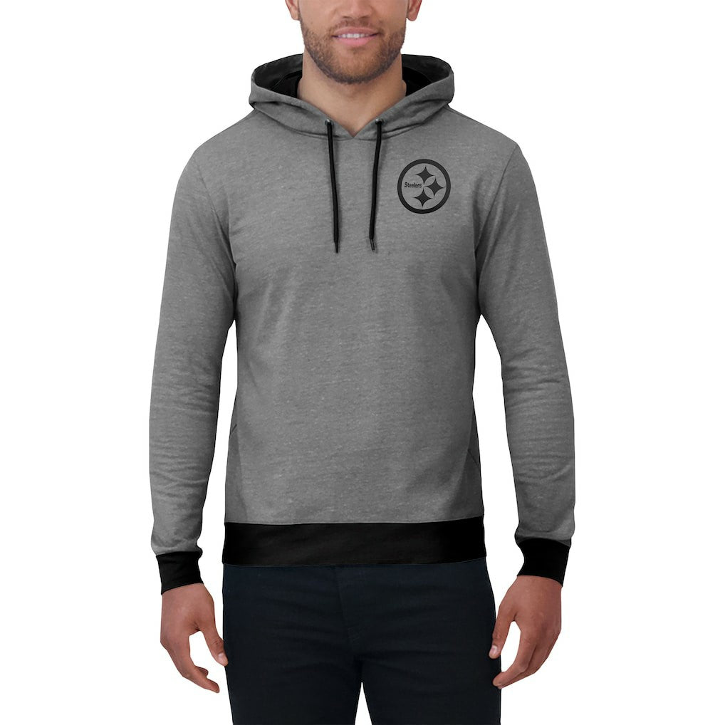 Pittsburgh Steelers Darius Rucker Collection Tonal Knit Pullover Hoodie - Black cheap