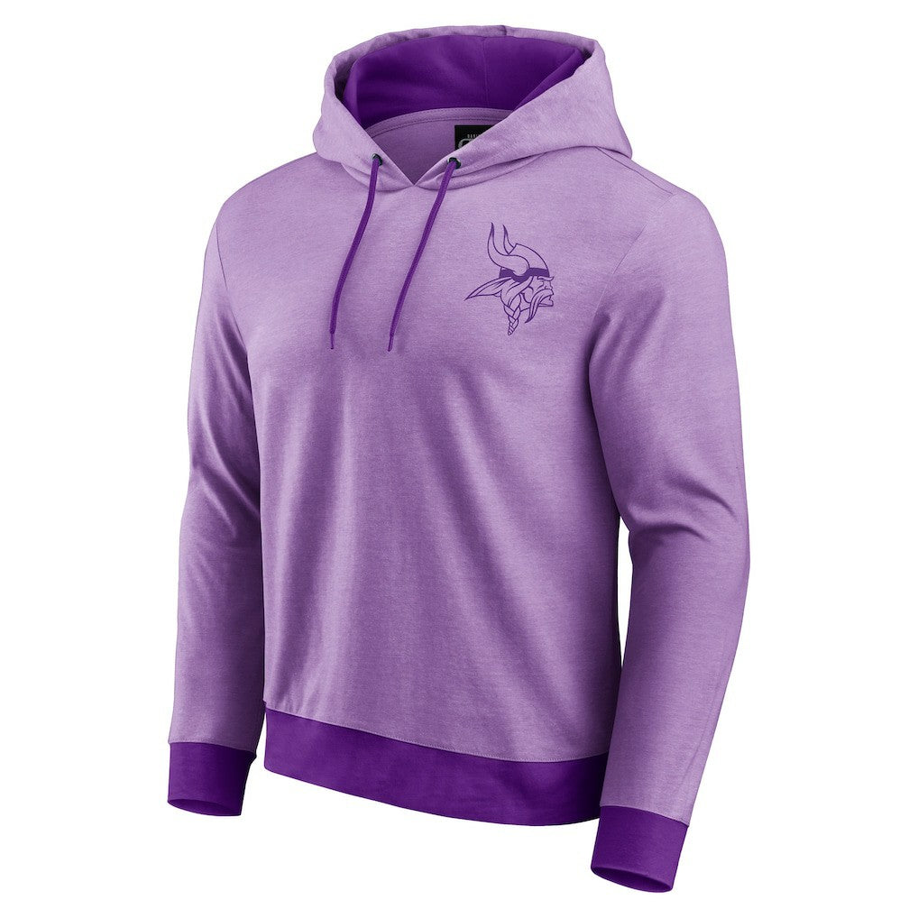 Minnesota Vikings Darius Rucker Collection Tonal Knit Pullover Hoodie - Purple on sale