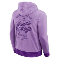 Minnesota Vikings Darius Rucker Collection Tonal Knit Pullover Hoodie - Purple on sale