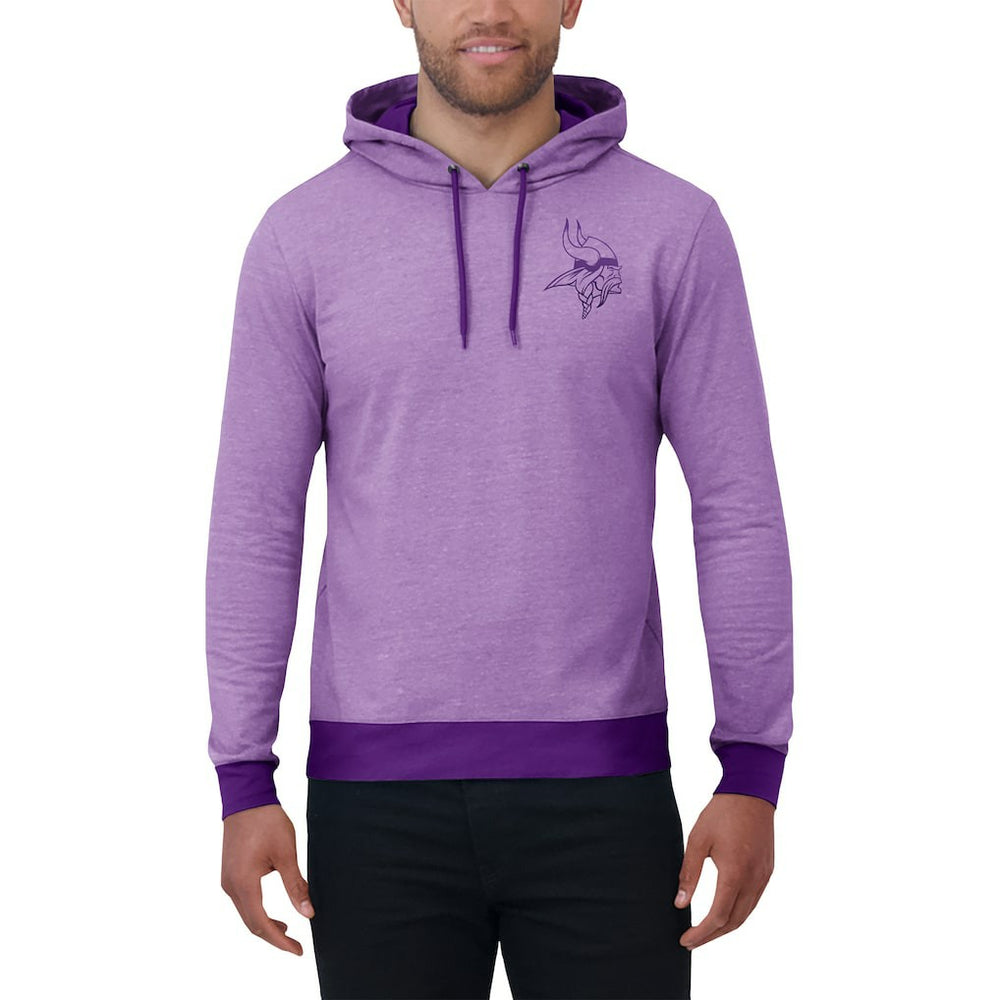 Minnesota Vikings Darius Rucker Collection Tonal Knit Pullover Hoodie - Purple on sale